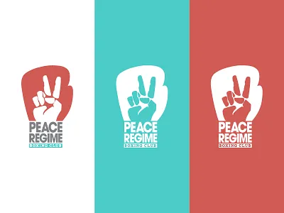 Boxing Club Branding boone boxer boxing branding club design fight glove logo nc peace regime