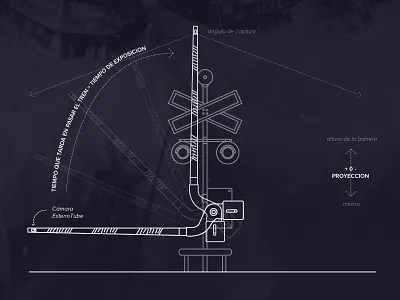Train Barrier Pinhole Project barrier illustration pinhole