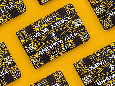 Oveja Negra black sheep cover handmade lettering letters moleskine