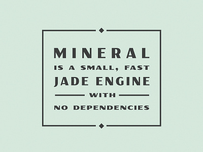 Mineral graphic logo stacked type web