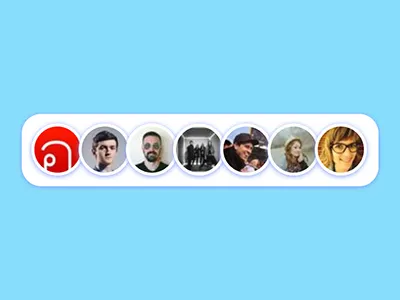 Social Media Avatars avatar codepen css face html jquery round ui