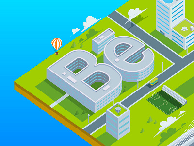 Behance Portfolio Reviews 2d behance flat isometric portfolio reviews vector