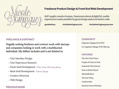 Updated Resumé – 2016 adelle beige cv indesign purple resume