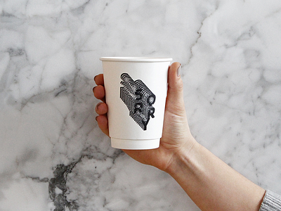 Sorry Coffee Co coffee cup kitandace packaging typography