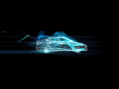 Car reveal / particules ae car motion design particules trapcode