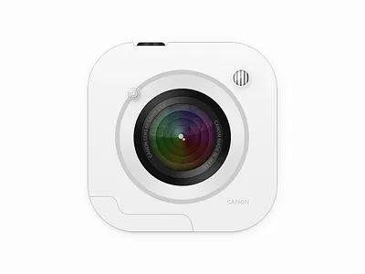 Canon Camera camera cannon flat icon