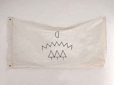 Forest Fires american fire flag forest glyph identity logo native american pictography symbol vintage