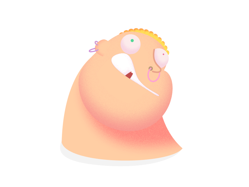 Chewing Dumb 2.7 after effect animation illustration keyframe shapes