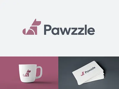 Dog / Puzzle Logo abstract brand identity branding clever logo dog adoption dog logo geometric geometric dog grid identity logo modern pet pieces process puzzle sketch smart logo symbol visual identity