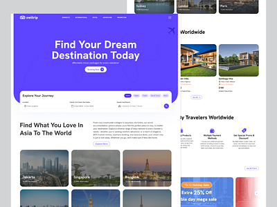 OwlTrip - Travel Agency Website app branding design graphic design health illustration logo ui ux vector