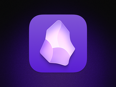 Obsidian macOS Icon app icon icon macos macos app icon