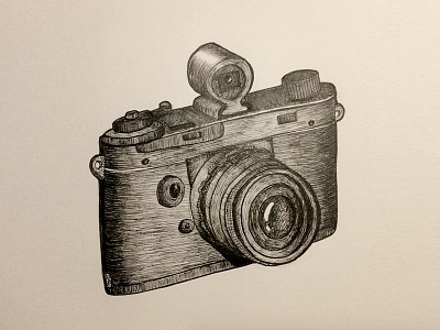 Camera camera drawing hand drawn nankin photo