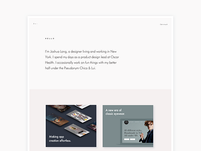 Never ending Redesign design portfolio