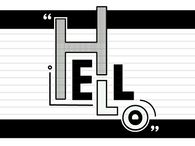 Hello There hello icon illustration texture