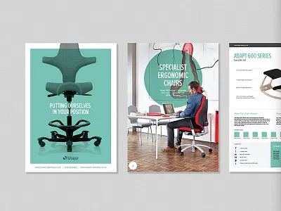 Shape Seating brochure catalogue chairs ergonomics furniture green print