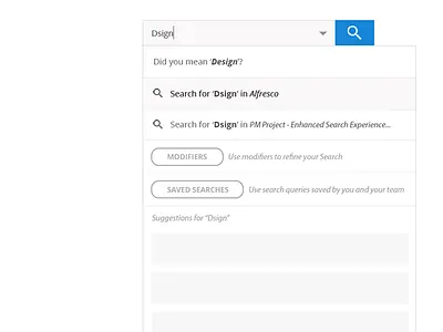 Typo and search constraint suggestion pattern search suggested typo ux