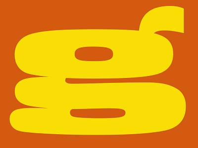 g display extended g letter type design typography