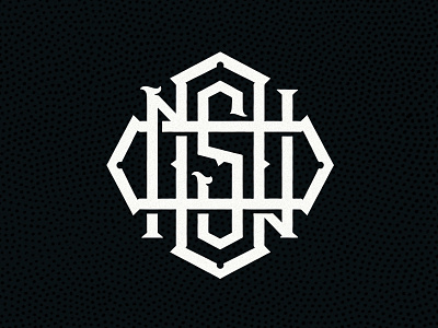OSNO Monogram classic craft decorative design handdrawn lettering logo monogram retro typography vintage