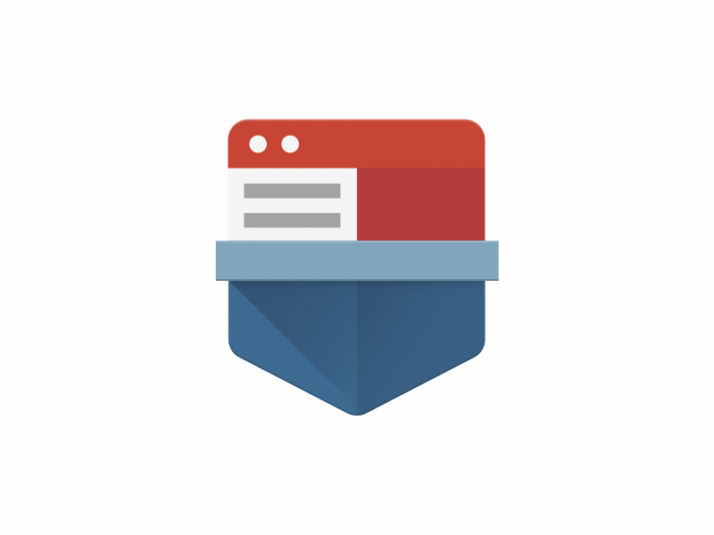 Pocket Browser after effects android animation app icon google design illustrator material design pocket browser