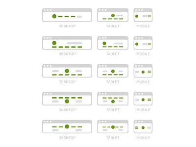 Headers Wireframe experience design joomla joomla template t3 framework website wireframe