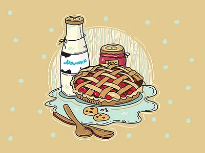 Cake cake food illustration vector