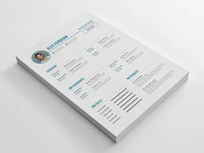 The Resume curriculum vitae cv job application job profile job resume msword cv print template resume resume cv resume design stationary vector cv