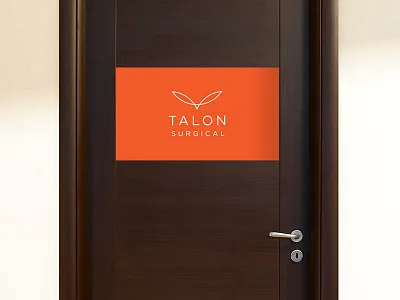 Talon Surgical Signage brand strategy concepting package design printed material visual identity