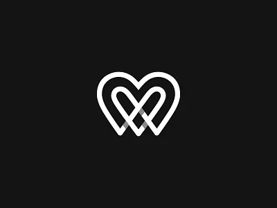 Heart + Tooth heart logo mark symbol tooth