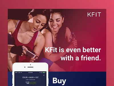 KFit Together Newsletter/Email Design colorful colors design email email design friend friendship graphic layout marketing newsletter together