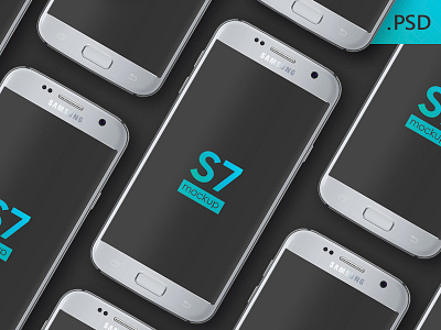 Free Galaxy S7 Mockup free freebie galaxy graphic design mockup psd s7 samsung template