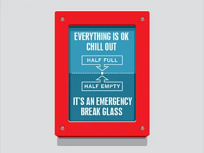 Your Call break glass emergency glenn jones glennz illustration illustrator t shirt vector