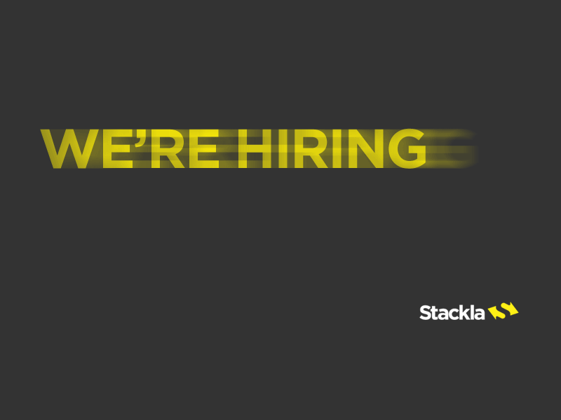 Stackla are Hiring! digital hiring jobs stackla visual designer