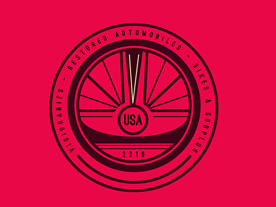 Visionaries 2016 automobiles badge bikes lines mark restored automobiles surplus usa v visionaries