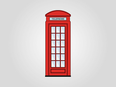 Phone Box Icon box british classic phone street