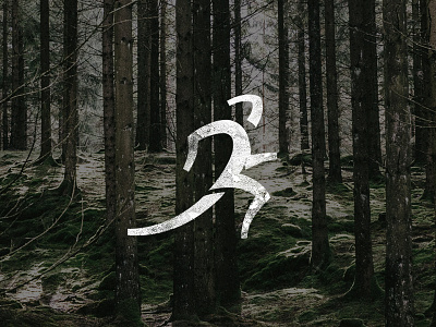 Orienteering | Logo clear compas extreme forest logo man navigator orienteering run simply