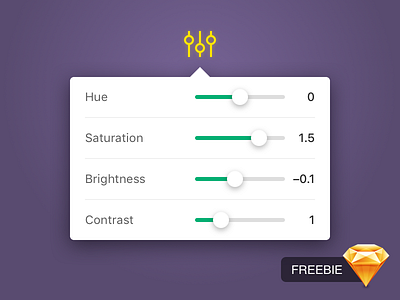 Daily UI #007 — Settings adjust dailyui freebie settings sketch