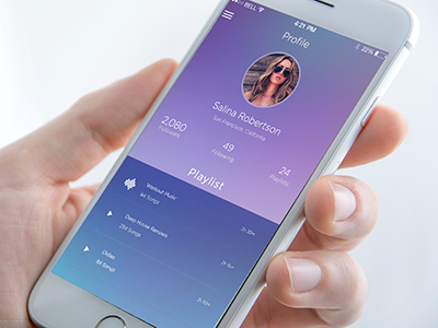 Music App app clean ios iphone music