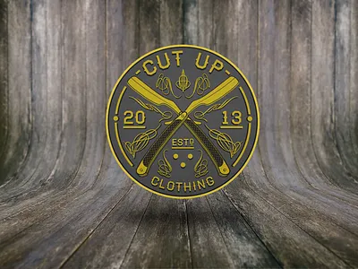 Cut Up Clothing branding design graphic design illustrator monogram t shirt vector