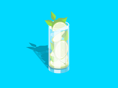 mojito alcohol drink illustration mojito vector