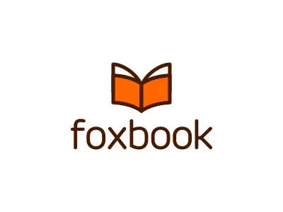 Foxbook Logo Design - Fox, book, pages, publishing, printing book brand branding design fox head icon identity logo logodesign logotype loog lgoo lgo mark pages print printing publishing symbol