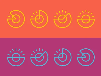 Sunrise/Sunset icon orange purple red sun sunrise sunset time time of day