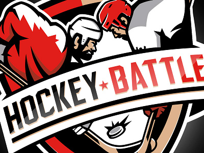 Hockey Battle battle face game hockey sports