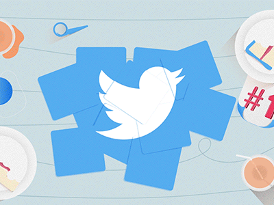 Twitterversary animation anniversary birthday cake calendar design facebook. social gif google illustration tech twitter