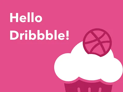 Hello, Dribbble :) dribbble first shot hello