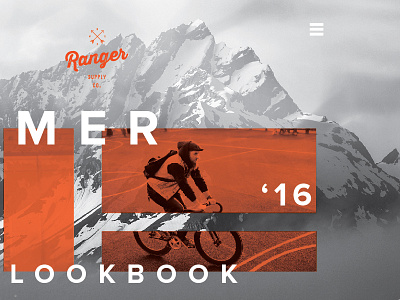 Ranger home page bags mountains website