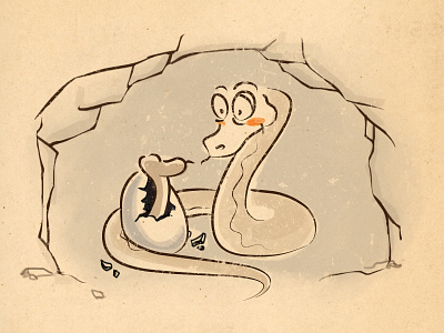 snake family for children's story