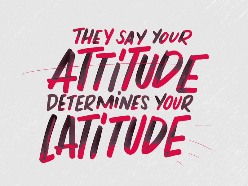 Latitude cel animation kanye lettering motion graphics typography