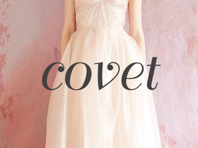 Covet Branding bridal bridal gowns bridal shop feminine logo typography wedding wedding logo