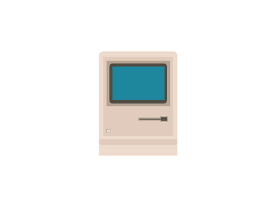 Macintosh apple art computer design illustration mac macintosh retro vintage