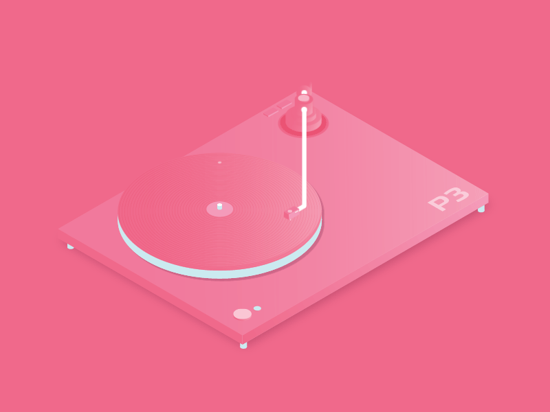 Good vibes animation dribbble illustration isometric pink